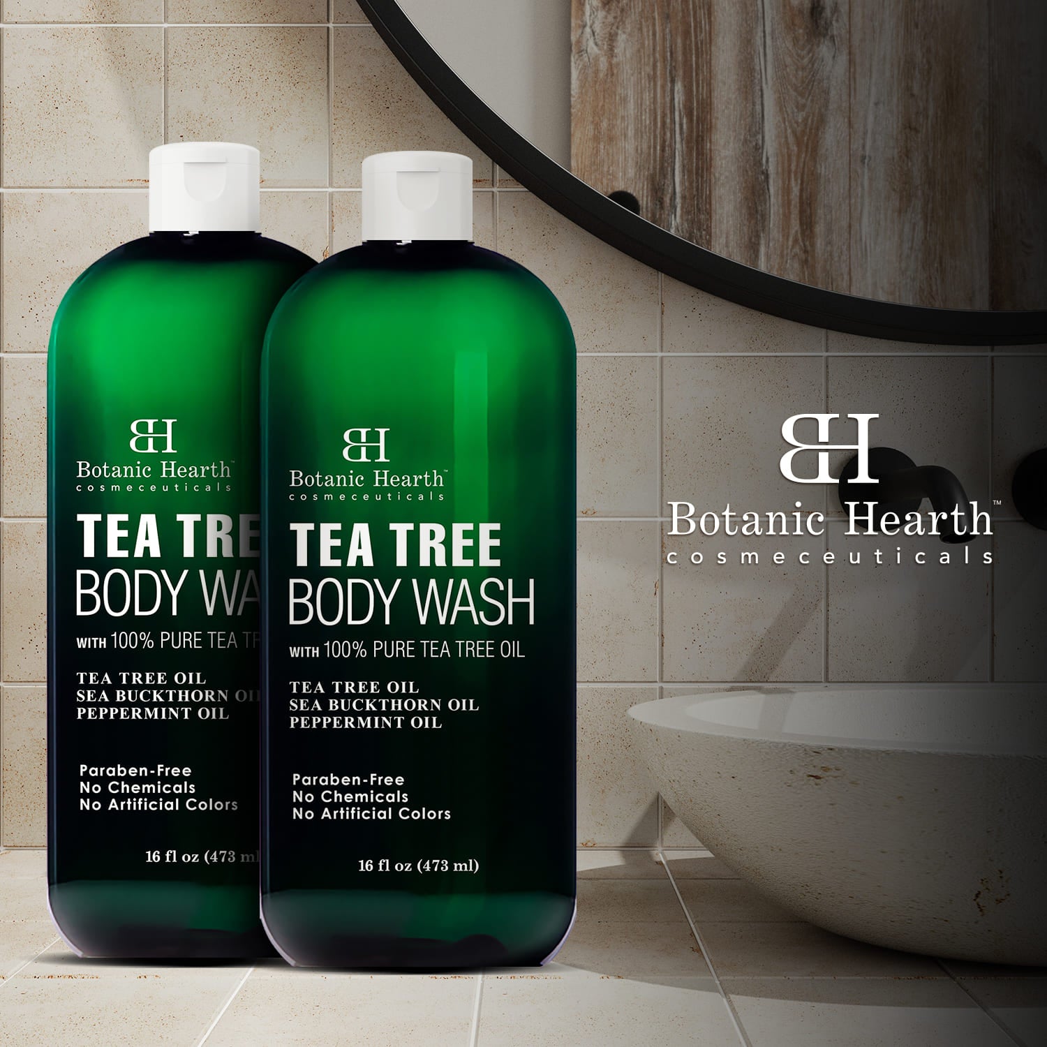 Tea Tree Body Wash - Pack of 2 – Botanic Hearth