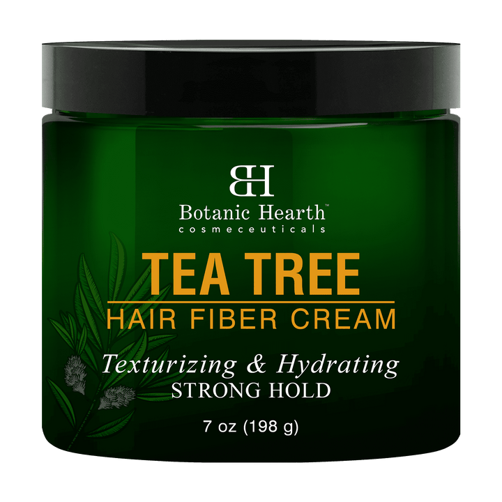 Botanic Hearth Tea Tree Hair Cream, Texturizing & Hydrating Hair Fiber Cream, Strong Hold, for Men & Women - 7 oz